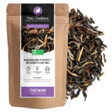 Organic Darjeeling FTGFOP1 2nd Flush black tea kraft bag whole leaves packaged in France