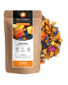 Tisane After Work saveur passion baies daronia sachet kraft et mélange de fruits séchés colorés