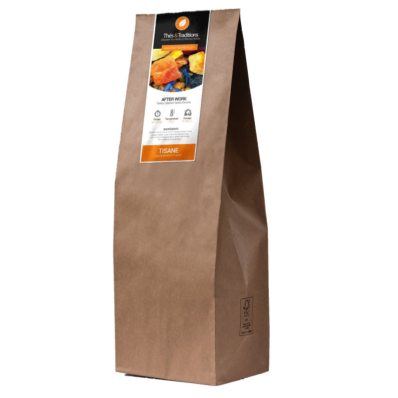 bulk kilo bag After Work herbal tea Thés & Traditions infusion of herbs and dried fruits