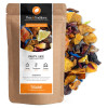 Tisane Fruity Juice saveur melon pêche sachet kraft et mélange de fruits séchés colorés Tisane Fruity Juice saveur melon pêche sachet kraft et mélange de fruits séchés colorés