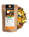 Rêve des Caraïbes herbal tea mango coconut flavor kraft bag and blend of organic dried flowers and fruits