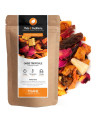 Tropical Oasis herbal tea Thés et Traditions blend of dried fruits hibiscus and rose petals