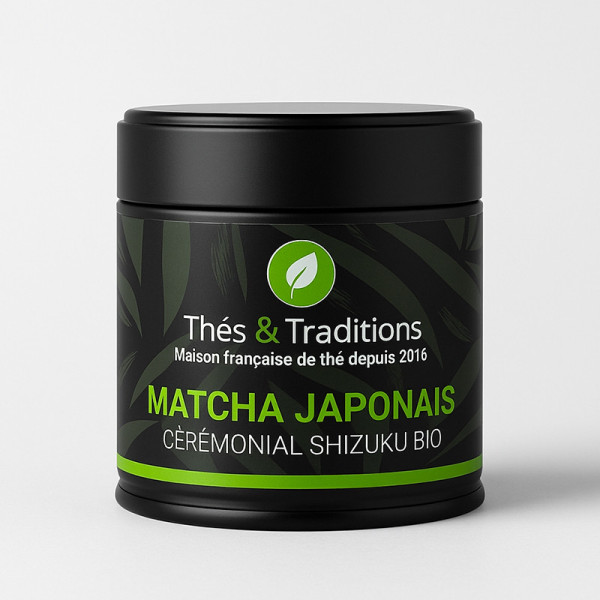 organic ceremonial Japanese matcha box shizuku thés et traditions brand organic ceremonial Japanese matcha box shizuku thés et traditions brand
