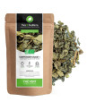Groene thee Gunpowder Grade 1 in gerolde bladeren verpakt in ecologische kraft zak