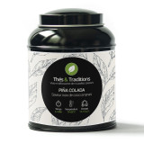 Boîte de thé vert Piña Colada saveur noix de coco ananas Thés et Traditions