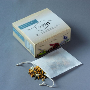 Japanische Papierfilter für Tee-Infusionen – Teebeutel mit Kordel – 50 Stück pro Packung