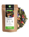 Fruity Paradise green tea Thés et Traditions blend of green tea leaves flower petals dried fruits