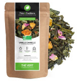 Groene thee Vanille Kaneel biologische groene theebladeren vanille kaneel en bloemblaadjes