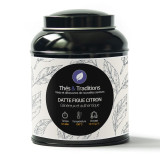 black tea with date, fig and lemon tin