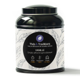 Organic vanilla black tea tin