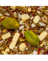 Mischung aus Rooibos Pistazie und weißen Schokoladenstückchen von Thés & Traditions