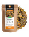 clove orange herbal tea blend of organic dried plants packaged in France