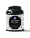 Thés et Traditions vanilla caramel black tea box with leaf illustrations and brewing instructions