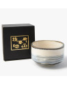 Bol à matcha en céramique aux nuances bleues et crème avec boîte noire élégante