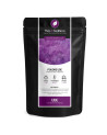 Violettes Ube-Pulver zur kulinarischen Verwendung in schwarzer Thés & Traditions Verpackung