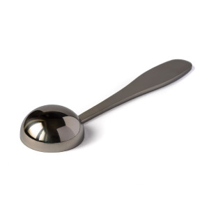Teelöffel aus Edelstahl mit glänzender Oberfläche zum Dosieren von Teeblättern
