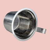 Amami thee-infuser van roestvrij staal met geperforeerde filter voor thee en kruidenthee infusie
