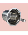 Tisanière Amami en inox avec filtre perforé pour infusion de thé et tisane