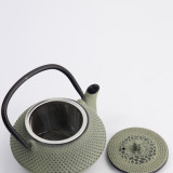 Green Arare Cast Iron Teapot | Thés & Traditions