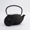 Black Arare Cast Iron Teapot | Thés & Traditions