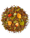 Miscela di rooibos con pezzi di mela e foglie per infusione sapore tarte tatin