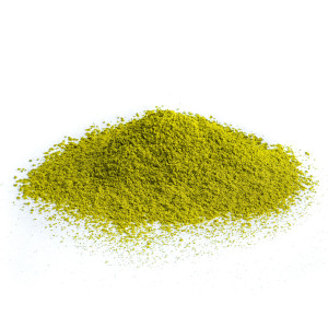 poudre de matcha bio couleur verte éclatante texture fine et homogène