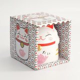 Kawaii Lucky Cat Mug - Ceramic Maneki Neko