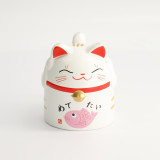Tazza Kawaii Lucky Cat - Maneki Neko in Ceramica