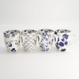 Set of 4 Flora Japonica Mugs: Elegance and Tradition