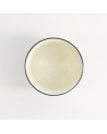 Flora Japonica Ivy Tasse 17 cl mit weißem Inneren und feiner schwarzer Bordüre