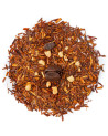 Mélange de rooibos avec grains de café et morceaux d'amande pour infusion saveur tiramisu