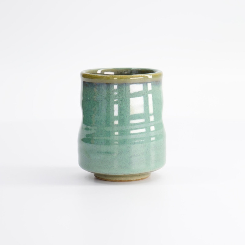 Tasse à thé japonaise Kinyo verte 250 ml | Porcelaine