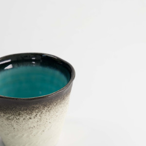 Mug japonais Yamasaku bleu en grès – 250 ml