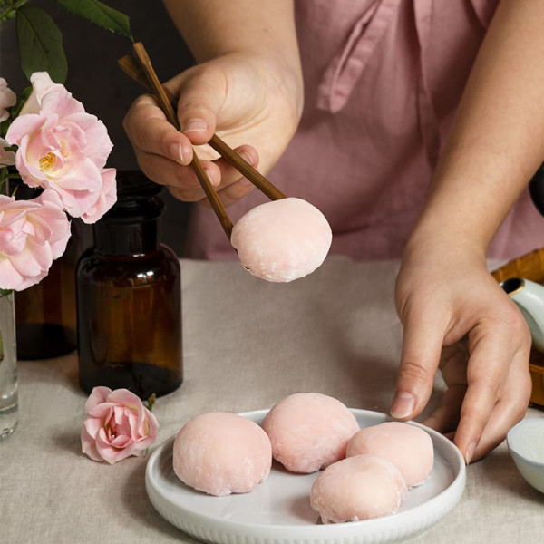 Fleur de Mochi | Tisane fruitée framboise crème