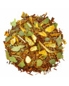 Mischung aus Rooibos, Orange, Eukalyptus, Blättern und Zitrusschalen, natürliche Infusion