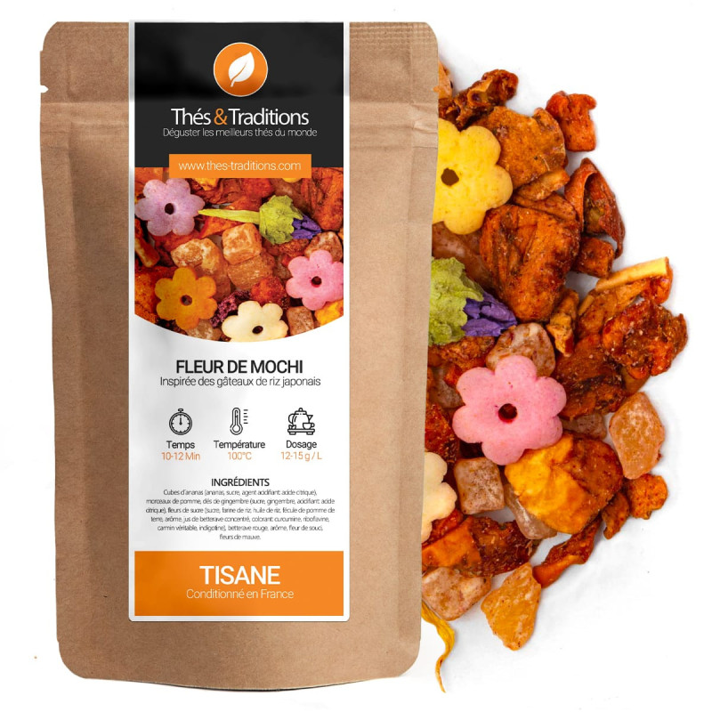 Fleur de Mochi | Fruitige kruideninfusie framboos room