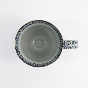 Mug Blue Grey Circle