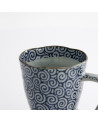 Mug Blue Grey Circle