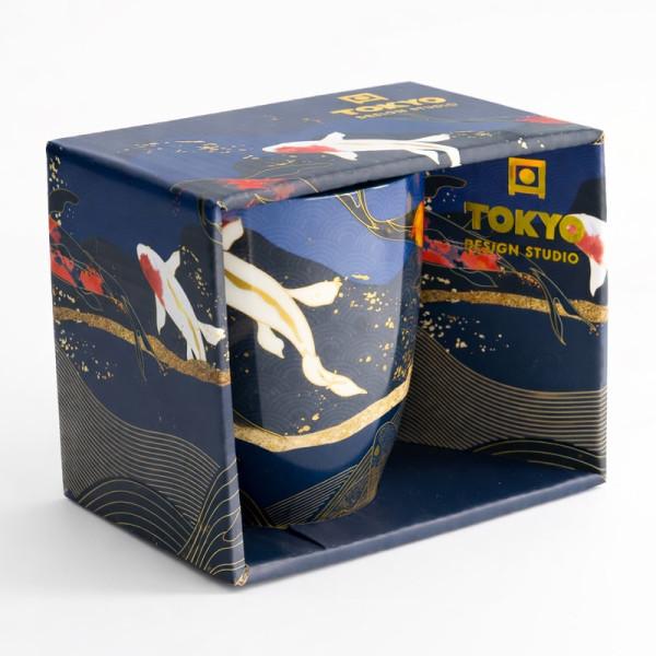 Mug Kawaii Goldfish Blue Tokyo Design Studio | Thés & Traditions