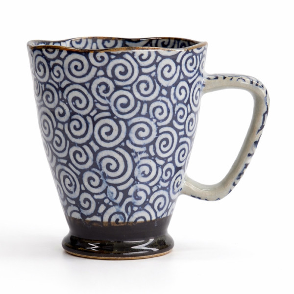 Mug Blue Grey Circle