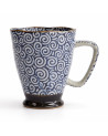 Mug Blue Grey Circle
