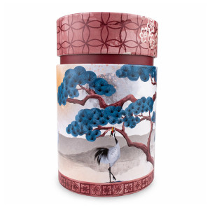 Red Crane Tea Tin 150 g in Tinplate
