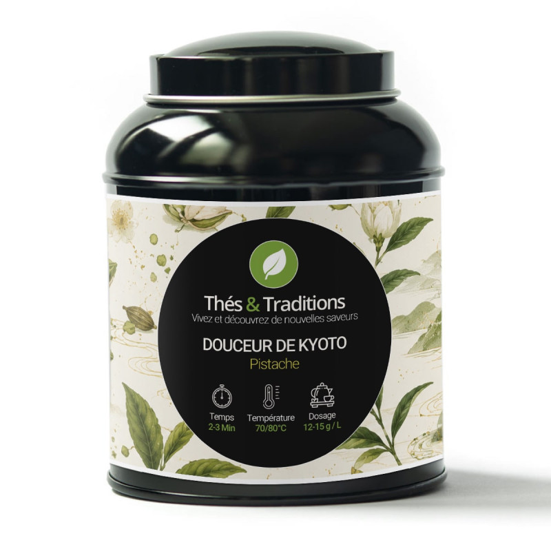 Tè verde Dolcezza di Kyoto: Sencha, rosa, pistacchio