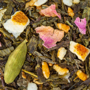 Tè verde Dolcezza di Kyoto: Sencha, rosa, pistacchio