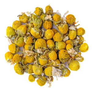 Camomilla essiccata sfusa Thés & Traditions fiori gialli e bianchi