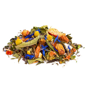 Tisane Sommeil en vrac : mélange de camomille, bleuet et plantes – Thés & Traditions