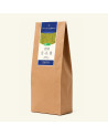 Large kraft bulk bag of Matcha Aura Organic (one kilo), navy Thés & Traditions label, three-quarter view