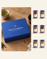Thés & Traditions Discovery Set: the blue box and the teas it contains