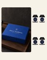 Coffret Grands Crus Thés & Traditions : l’écrin bleu et les thés qu’il contient