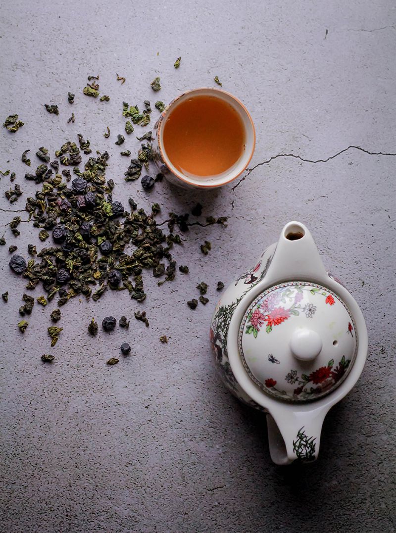 À la découverte du thé bleu ou thé oolong